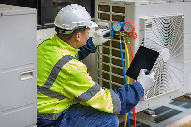 Professional Ductwork Repair technician working in Fullerton, PA